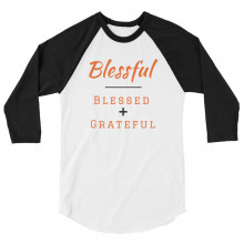 Blessful - 3/4 sleeve raglan shirt