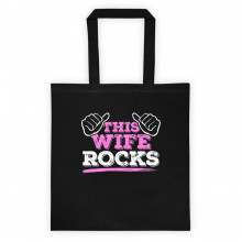 This Wife Rocks - Tote bag