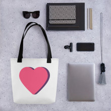 Valentine Love Heart - Tote Bag