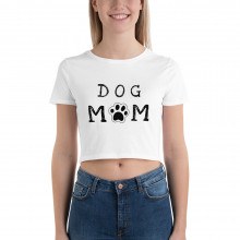 Dog Mom - Women’s Crop Tee
