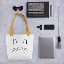 Cat Whiskers - Cat Lovers Tote bag