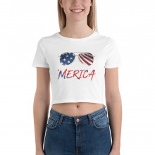 America - Women’s Crop Tee